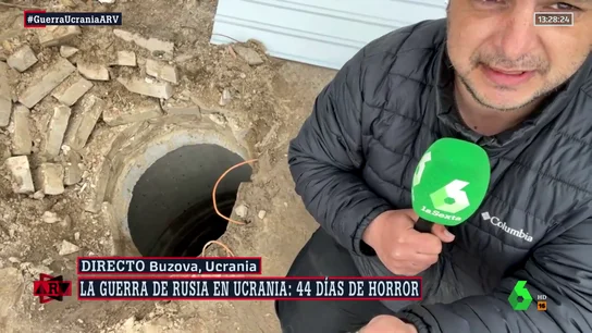 El pozo convertido en fosa común en Buzova El pozo convertido en fosa común en Buzova