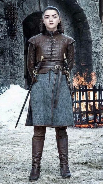 Arya Stark, en las últimas temporadas de las serie.