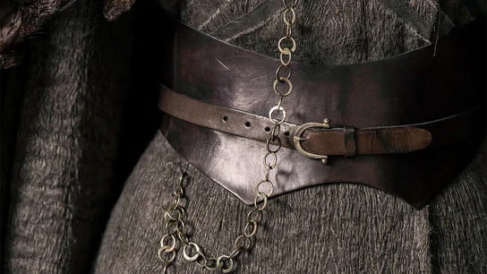 Detalle del cinturón de Sansa Stark en la temporada 6 de 'Juego de Tronos0'. Detalle del cinturón de Sansa Stark en la temporada 6 de 'Juego de Tronos0'.
