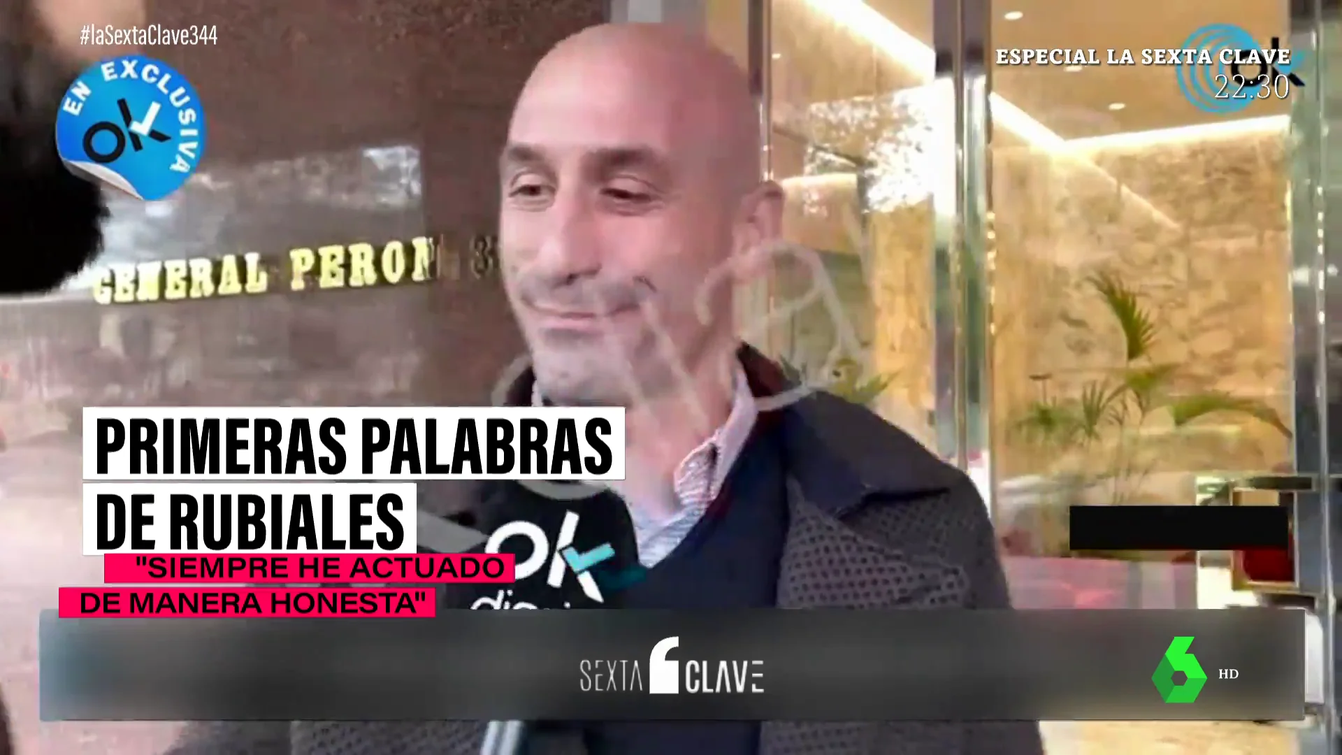 rubiales primeras palabras