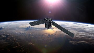La nave espacial TIMED de la NASA observando la atmósfera superior de la Tierra