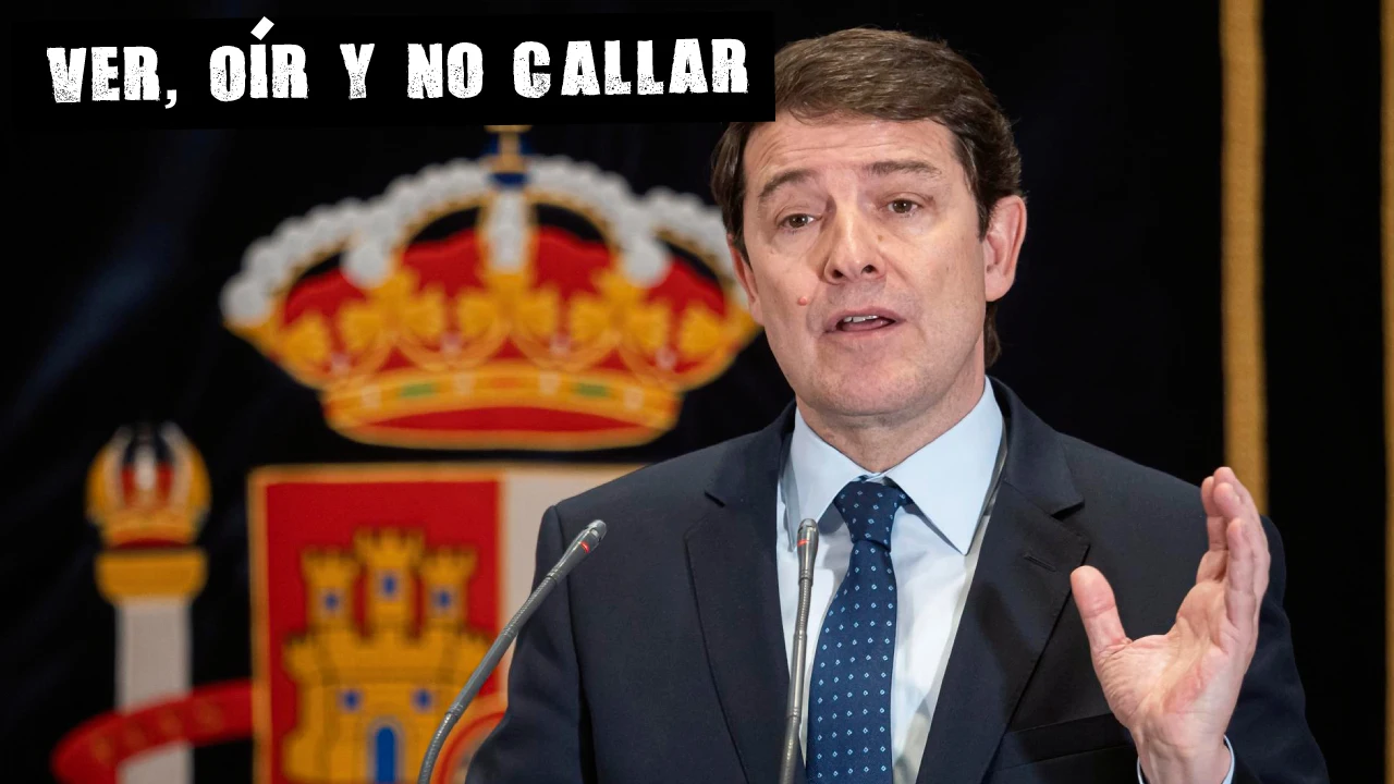Alfonso Fernández Mañueco este martes durante el acto de toma de posesión Alfonso Fernández Mañueco este martes durante el acto de toma de posesión