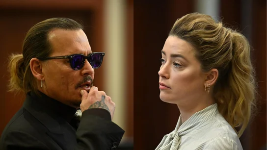 Johnny Depp y Amber Heard, en el juicio Johnny Depp y Amber Heard, en el juicio