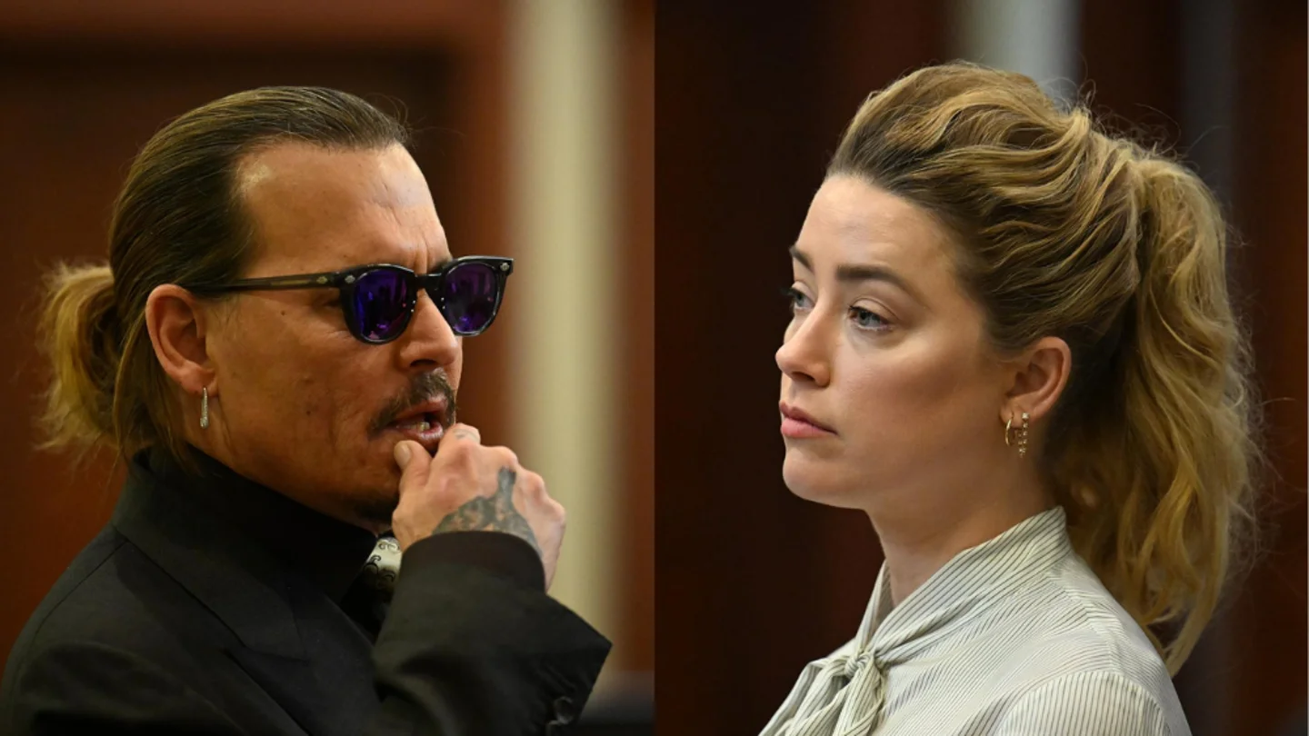 Johnny Depp y Amber Heard, en el juicio Johnny Depp y Amber Heard, en el juicio