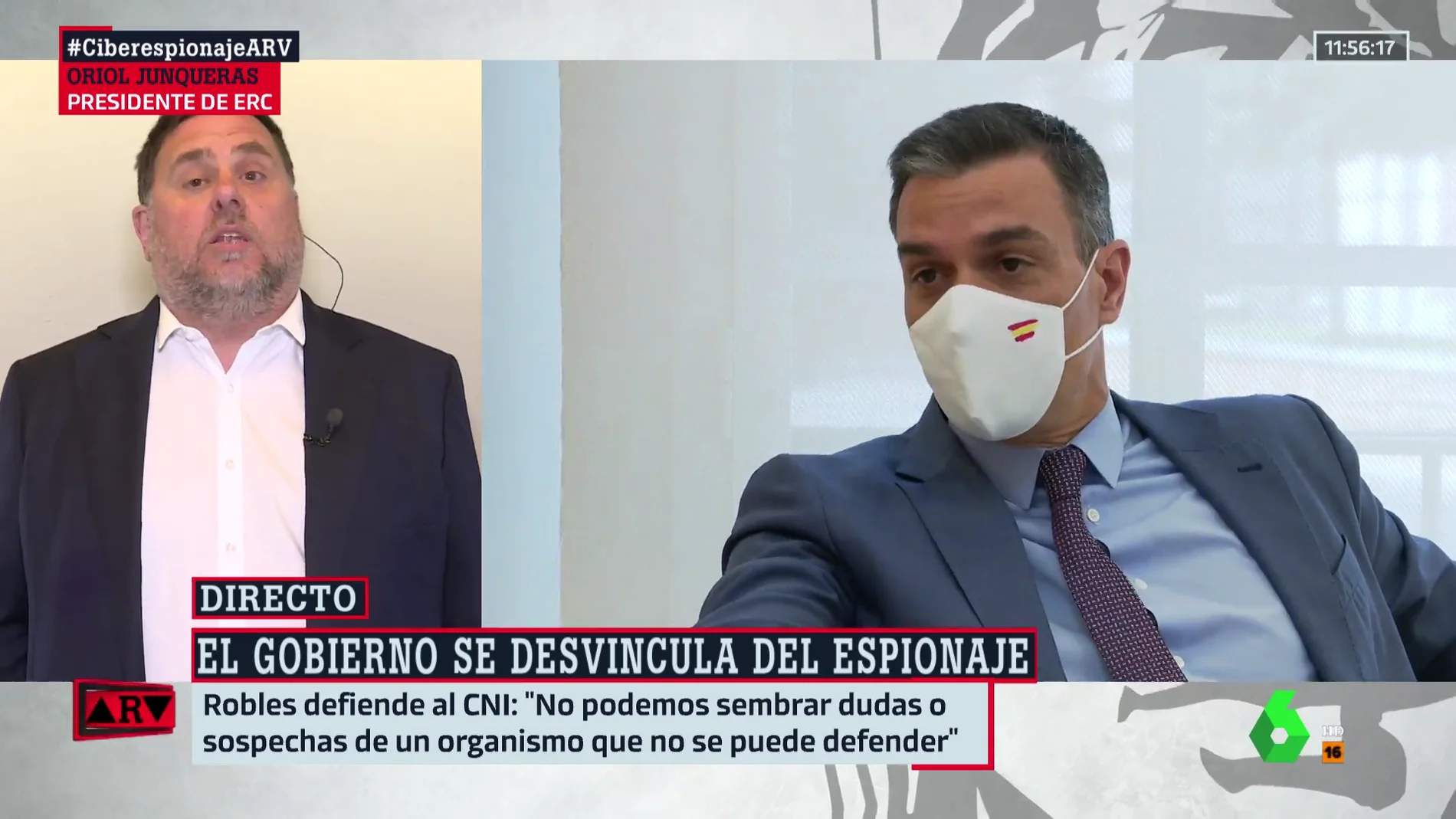 Oriol Junqueras: "¿Dónde está el límite? Nadie tiene la garantía de que no esté siendo espiado"