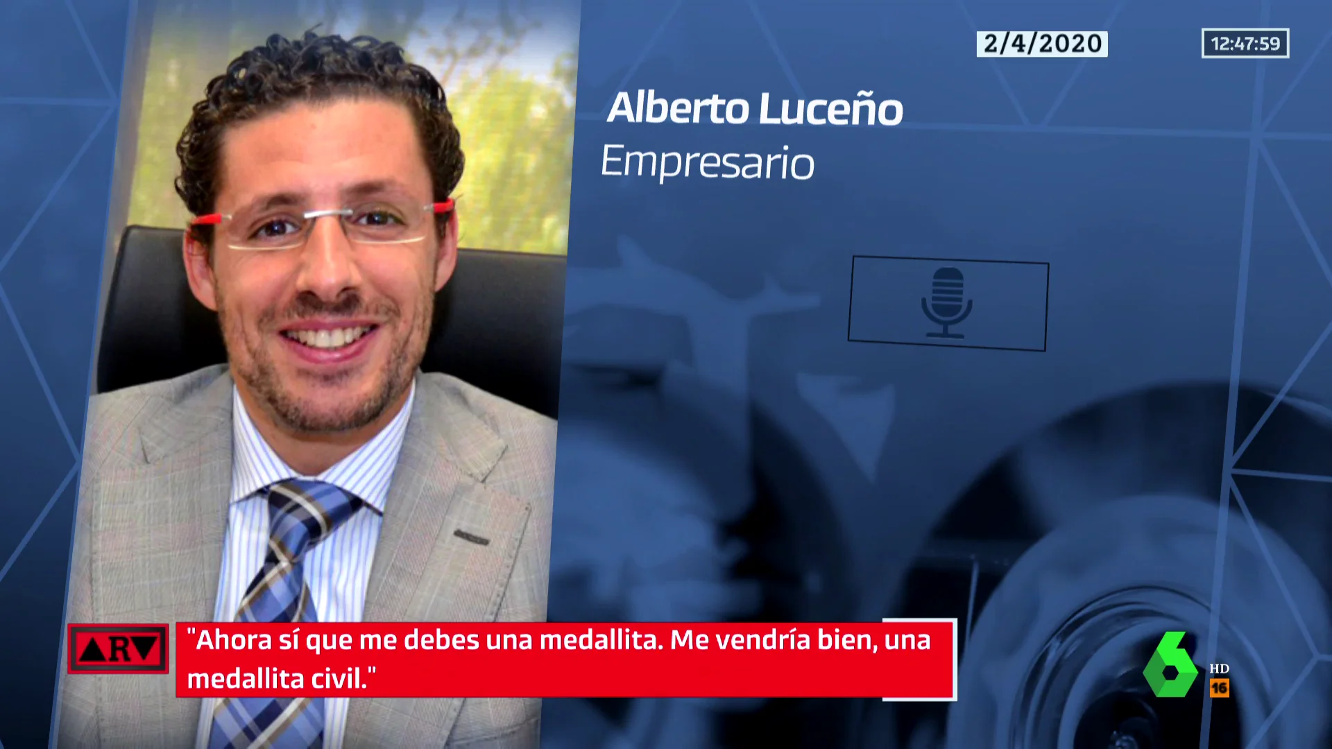 Los audios de WhatsApp que muestran la estrecha relación entre Collado y Luceño: "Ahora sí que me debes una medallita"