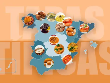 Tapas típicas de todas las provincias de España Tapas típicas de todas las provincias de España