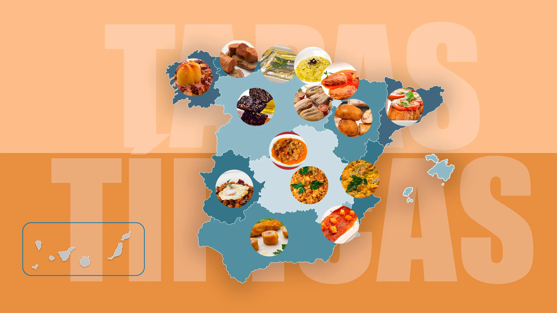 Tapas típicas de todas las provincias de España Tapas típicas de todas las provincias de España