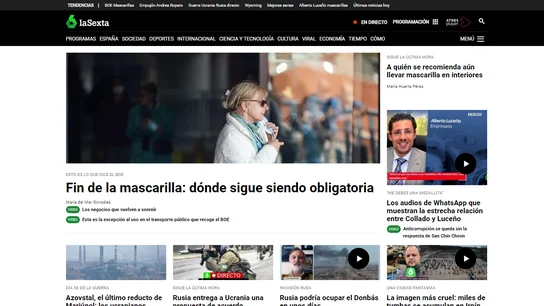 Atresmedia aumenta su liderazgo en marzo: laSexta.com supera los 8 millones de visitantes únicos Atresmedia aumenta su liderazgo en marzo: laSexta.com supera los 8 millones de visitantes únicos