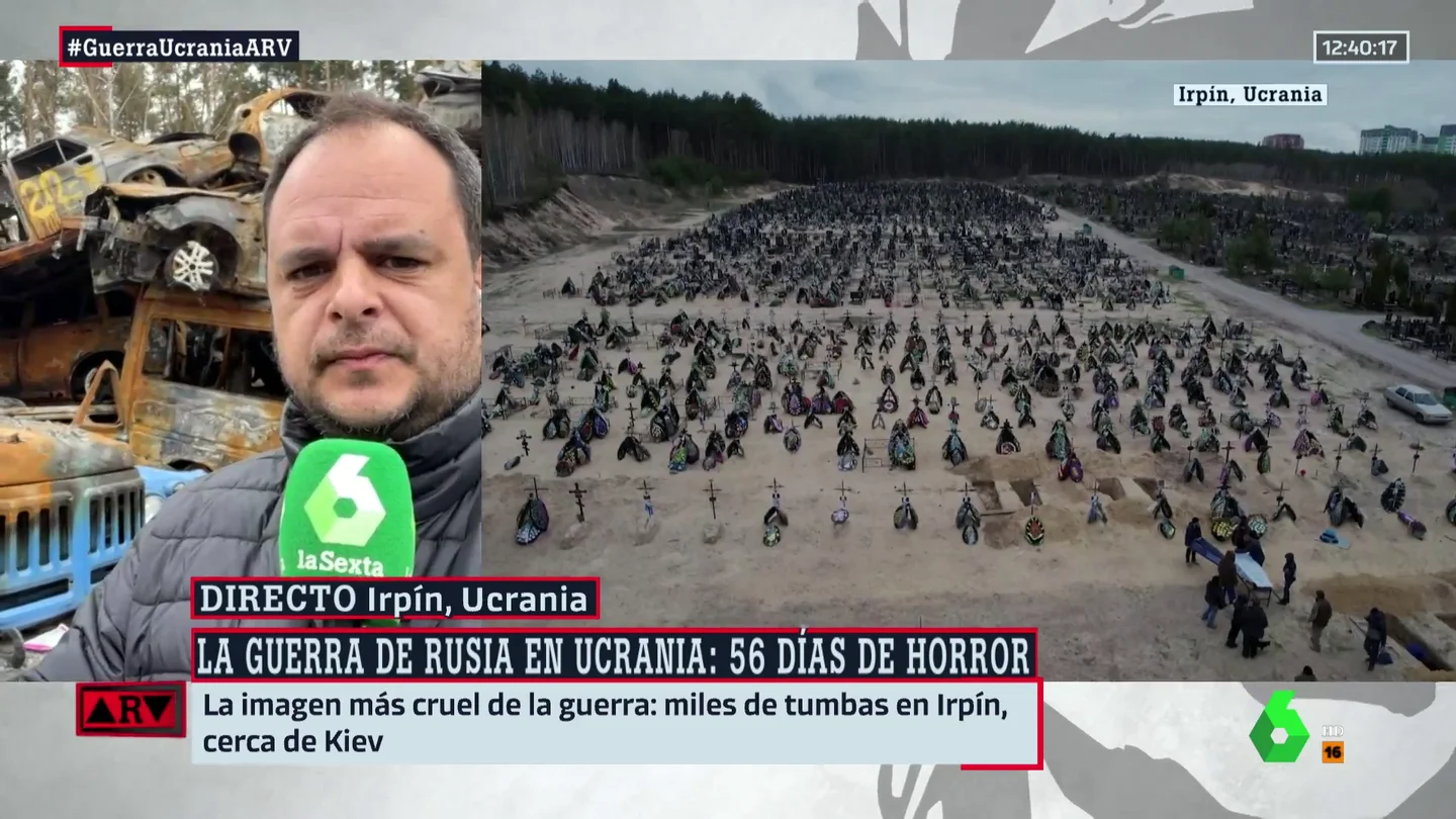 La imagen más cruel de la guerra: miles de tumbas se acumulan en Irpín, cerca de Kiev La imagen más cruel de la guerra: miles de tumbas se acumulan en Irpín, cerca de Kiev
