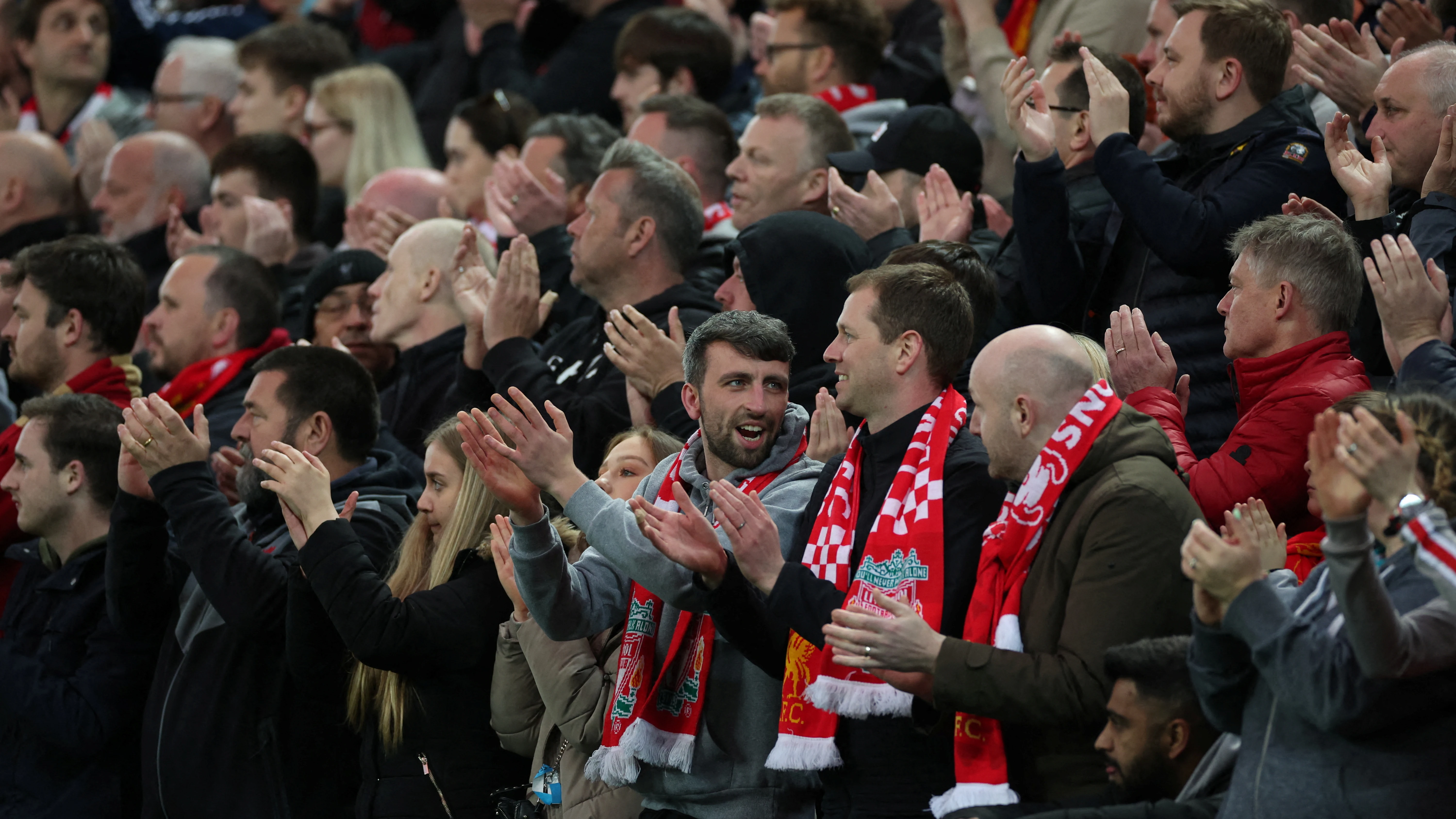 Homenaje a Cristiano Ronaldo en Anfield