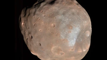 Fobos, la mayor de las lunas de Marte