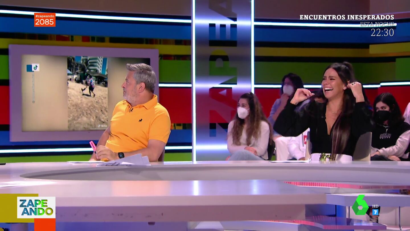 El parecido entre Miki Nadal y el protagonista de un v&iacute;deo viral que hace que Cristina Pedroche llore de la risa