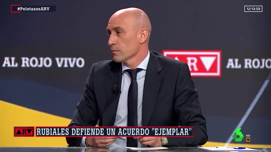 Luis Rubiales, en Al Rojo Vivo Luis Rubiales, en Al Rojo Vivo