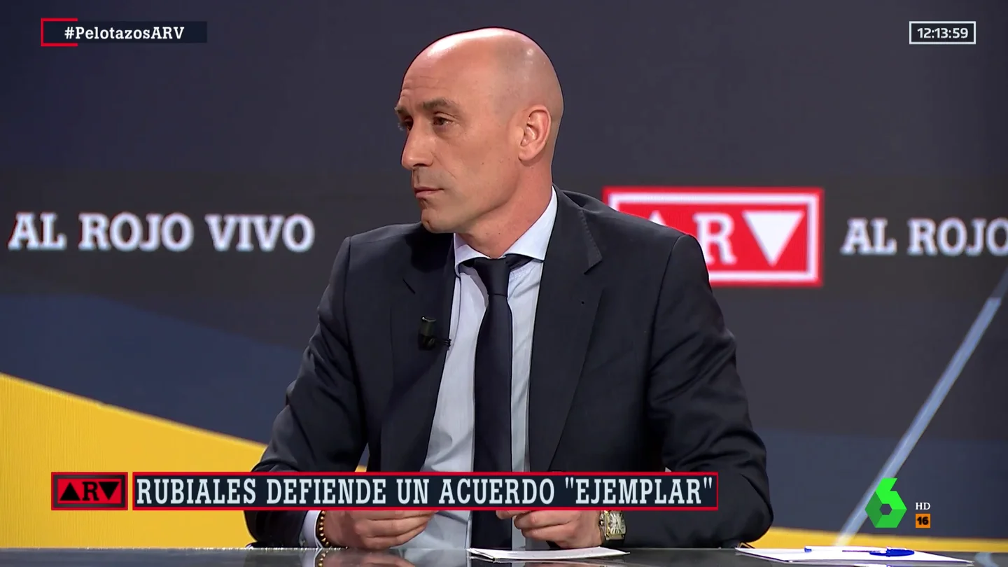 Luis Rubiales, en Al Rojo Vivo Luis Rubiales, en Al Rojo Vivo