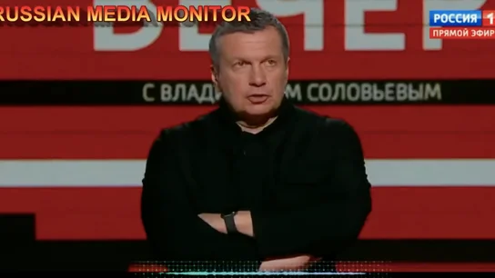 El presentador ruso Vladimir Solovyov. El presentador ruso Vladimir Solovyov.