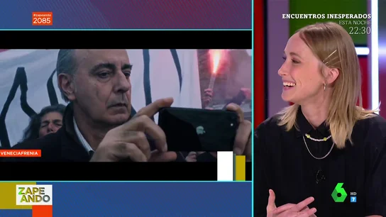 La confesión de Ingrid García-Jonnson sobre la confluencia del rodaje de 'Veneciafrenia' con 'Misión Imposible': "No robamos nada, pero aprovechamos..." La confesión de Ingrid García-Jonnson sobre la confluencia del rodaje de 'Veneciafrenia' con 'Misión Imposible': "No robamos nada, pero aprovechamos..."
