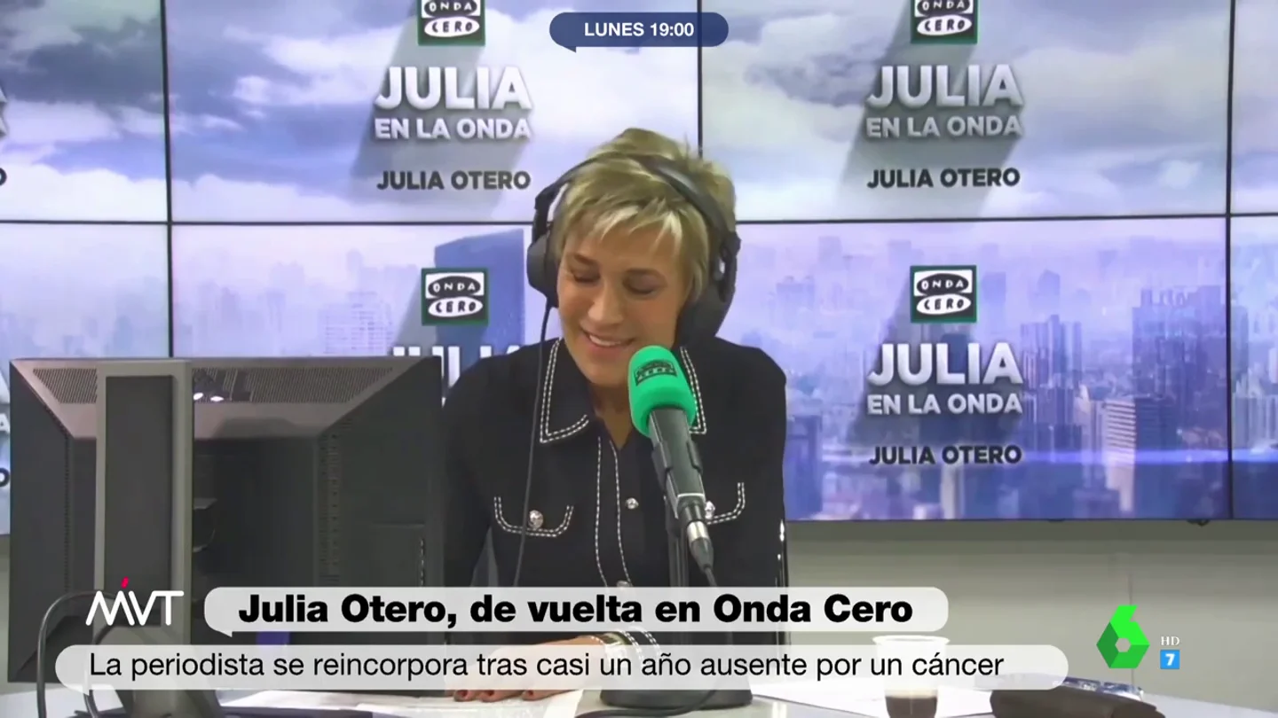 Así fue la vuelta de Julia Otero a la radio tras pasar un cáncer de mama: "Han pasado muchísimas cosas, algunas incluso buenas" Así fue la vuelta de Julia Otero a la radio tras pasar un cáncer de mama: "Han pasado muchísimas cosas, algunas incluso buenas"