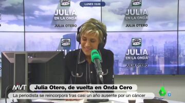 Así fue la vuelta de Julia Otero a la radio tras pasar un cáncer de mama: "Han pasado muchísimas cosas, algunas incluso buenas"