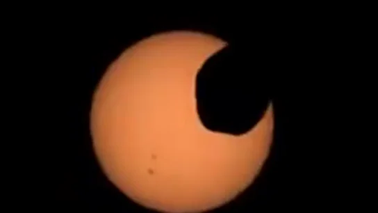 Perseverance graba un extraordinario eclipse solar en Marte Imágenes asombrosas