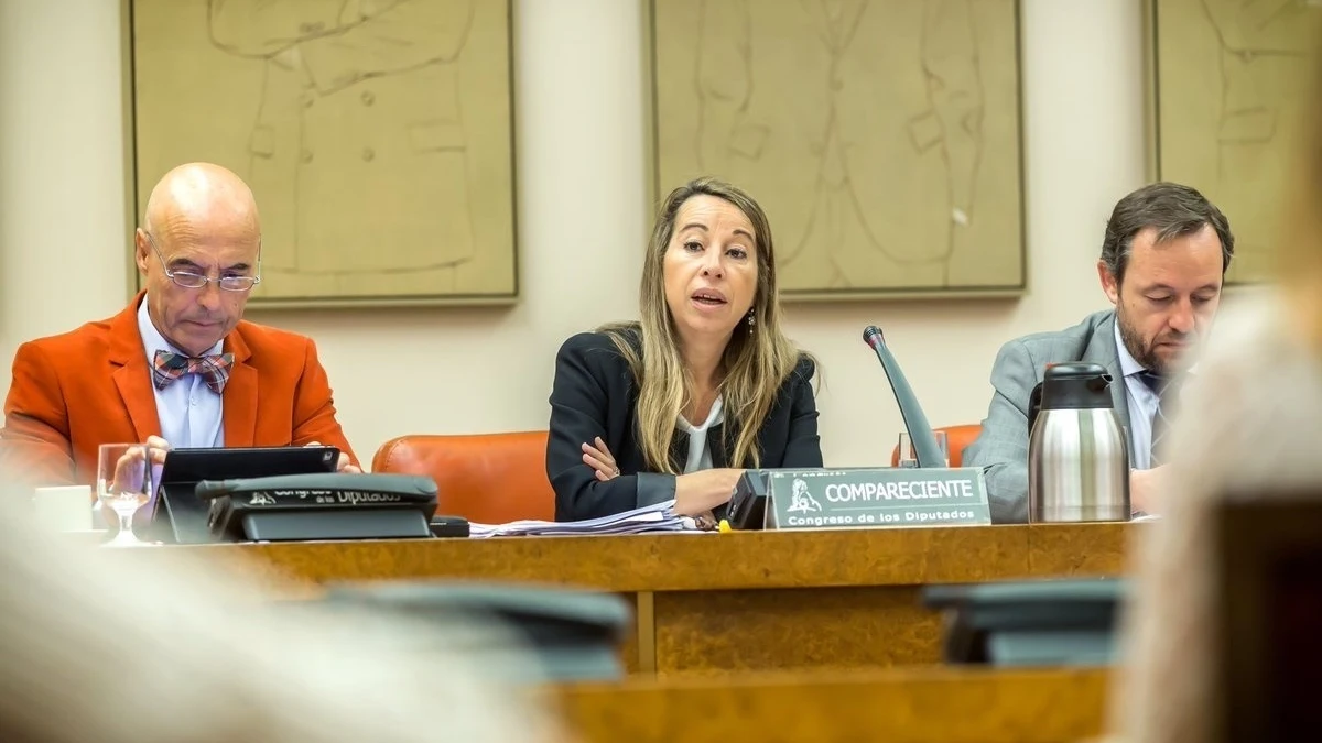 Elena Collado, en una fotografía de archivo durante su etapa como secretaria de Estado de Función Pública.