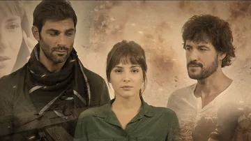 Francesco Arca, Andrea Duro y Daniel Grao, en 'Promesas de arena'