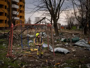 La ciudad de Chernígov, destrozada por la guerra