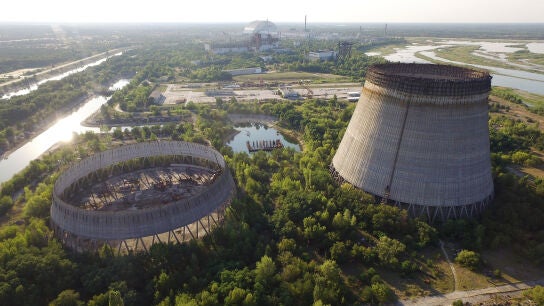 La central nuclear de Chern&oacute;bil, en una foto de archivo