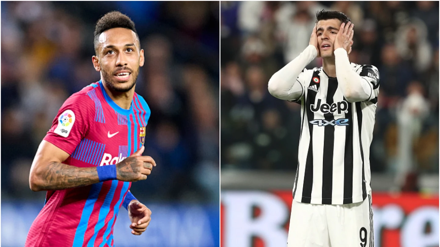 Pierre-Emerick Aubameyang y Álvaro Morata Pierre-Emerick Aubameyang y Álvaro Morata