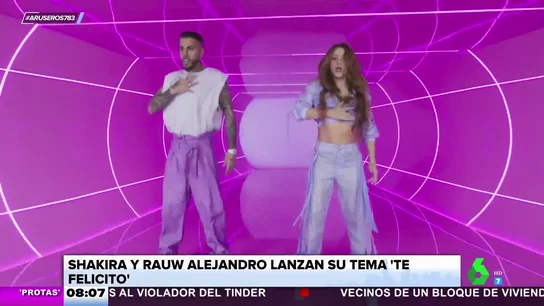 Shakira y Rauw Alejandro lanzan 'Te felicito', su canción con videoclip futurista Shakira y Rauw Alejandro lanzan 'Te felicito', su canción con videoclip futurista
