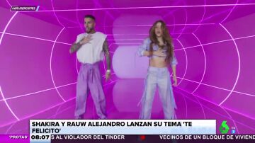 Shakira y Rauw Alejandro lanzan 'Te felicito', su canción con videoclip futurista