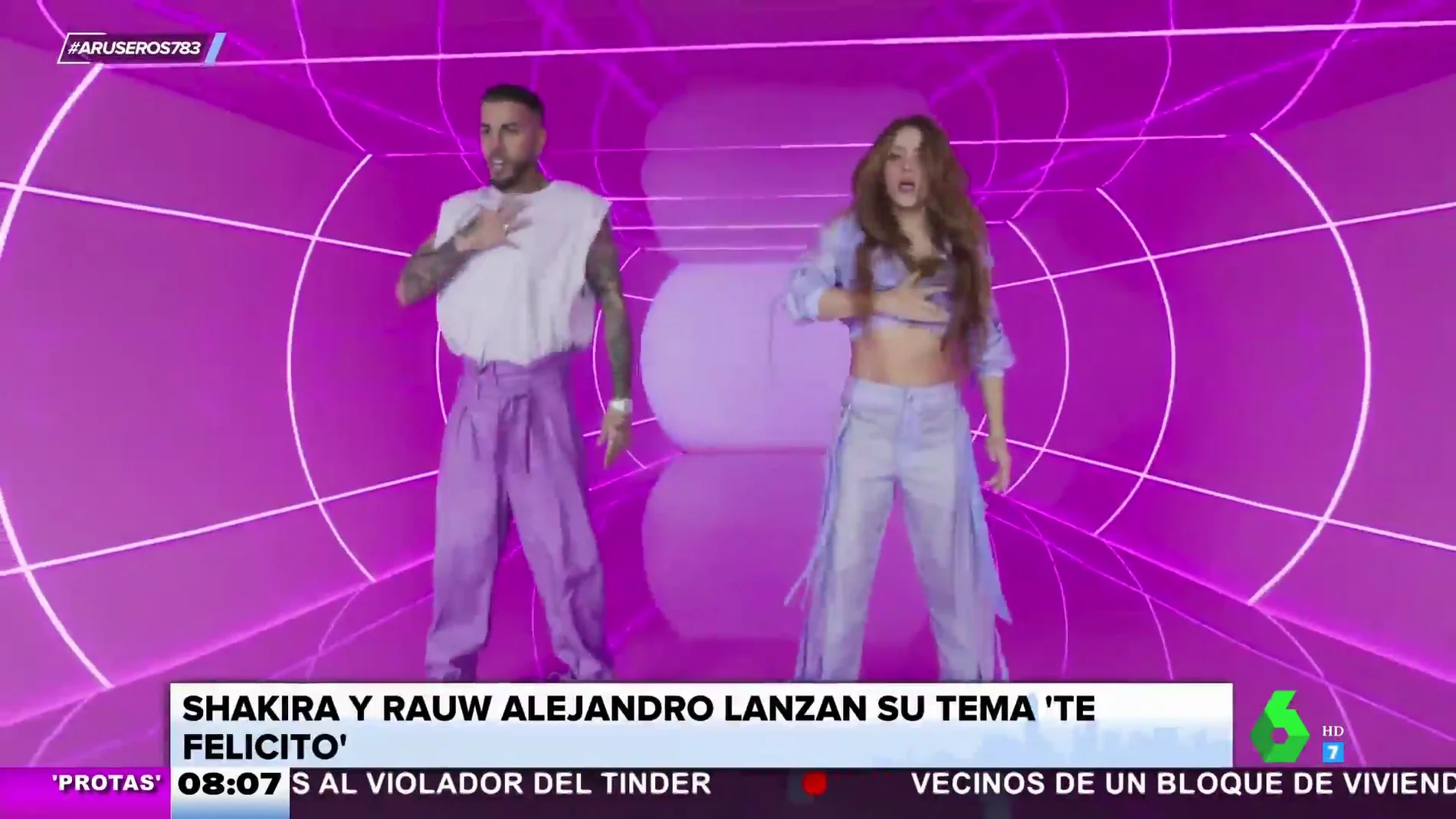Shakira y Rauw Alejandro lanzan 'Te felicito', su canción con videoclip futurista Shakira y Rauw Alejandro lanzan 'Te felicito', su canción con videoclip futurista
