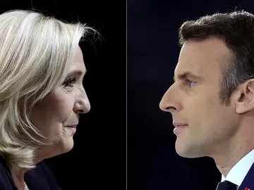 Marine Le Pen y Emmanuel Macron, enfrentados en las elecciones de Francia