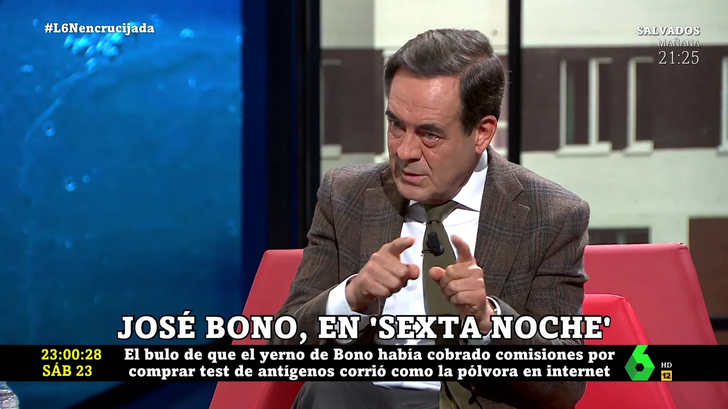 José Bono y el bulo acerca de su hijo: "Era tan cierto como si se dice que el papa es dueño de una red de prostíbulos en Madrid" José Bono y el bulo acerca de su hijo: "Era tan cierto como si se dice que el papa es dueño de una red de prostíbulos en Madrid"