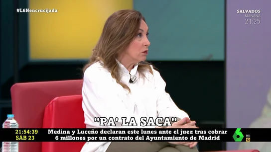 Angélica Rubio: "¿Puntúa en Madrid ser primo de Martínez-Almeida o hermano de Ayuso para que te den contratos?" Angélica Rubio: "¿Puntúa en Madrid ser primo de Martínez-Almeida o hermano de Ayuso para que te den contratos?"