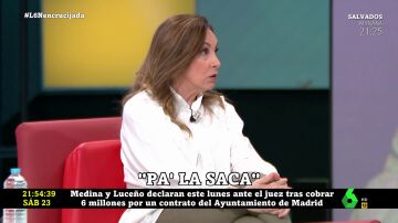 Angélica Rubio: "¿Puntúa en Madrid ser primo de Martínez-Almeida o hermano de Ayuso para que te den contratos?"