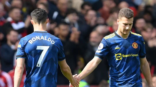 Cristiano Ronaldo, con Dalot Cristiano Ronaldo, con Dalot