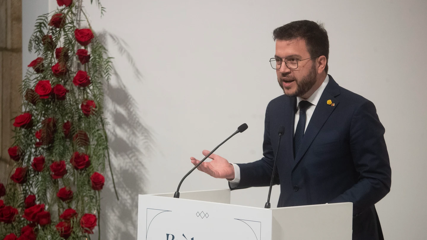 El presidente de la Generalitat, Pere Aragonès El presidente de la Generalitat, Pere Aragonès