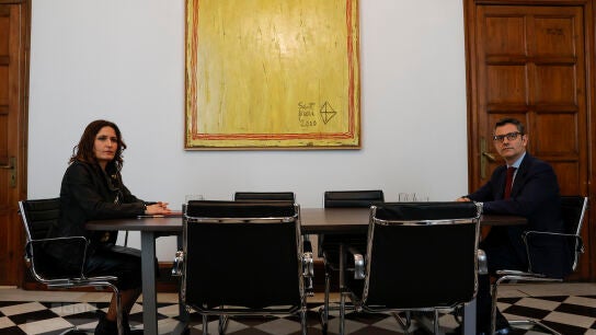 Laura Vilagrà y Félix Bolaños, reunidos