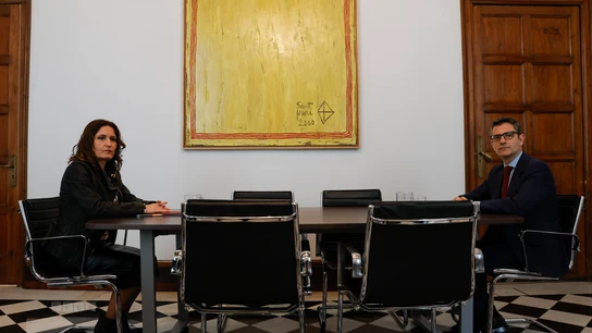 Laura Vilagrà y Félix Bolaños, reunidos Laura Vilagrà y Félix Bolaños, reunidos