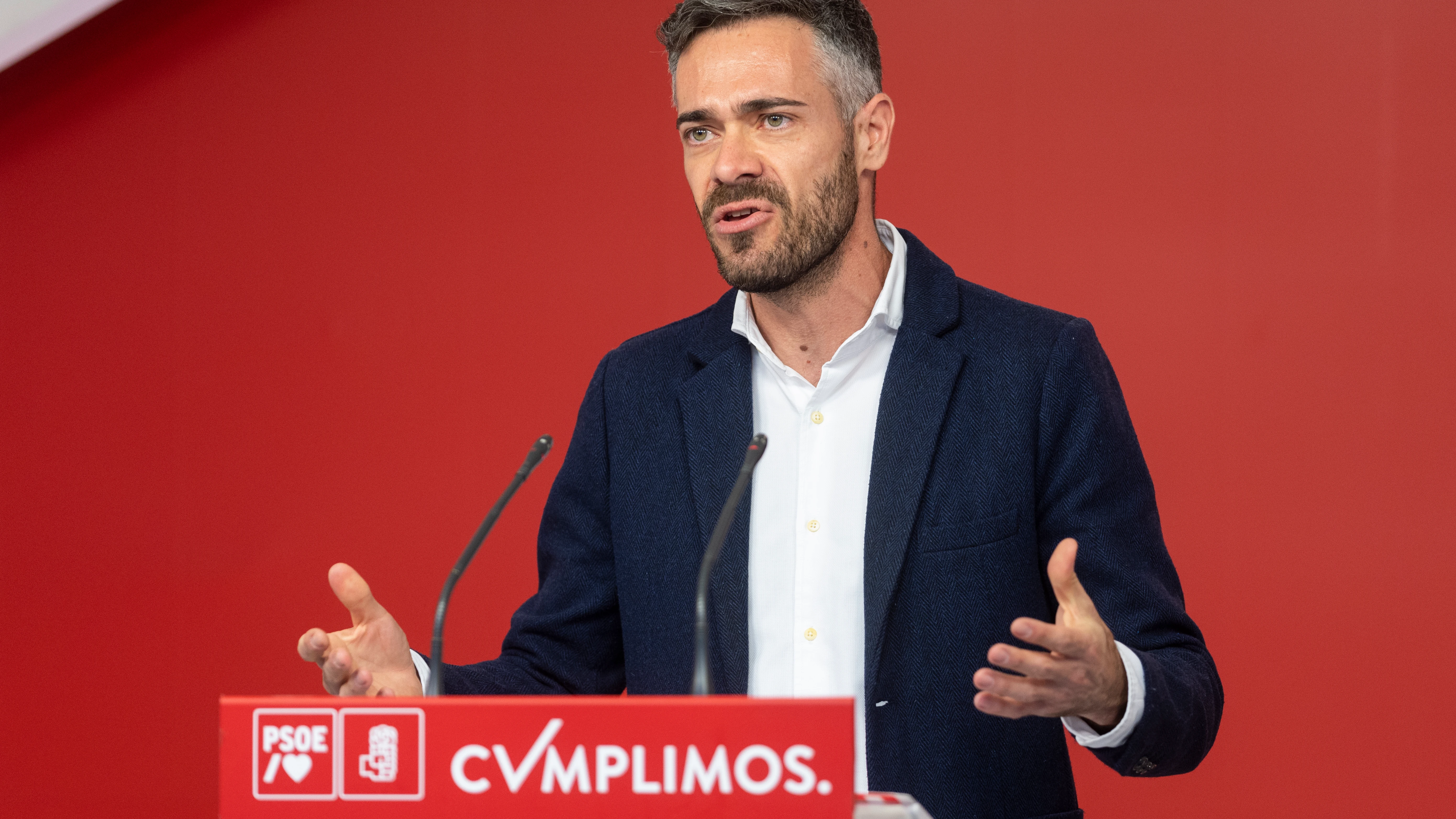 Imagen de archivo del portavoz de la CEF del PSOE, Felipe Sicilia Imagen de archivo del portavoz de la CEF del PSOE, Felipe Sicilia