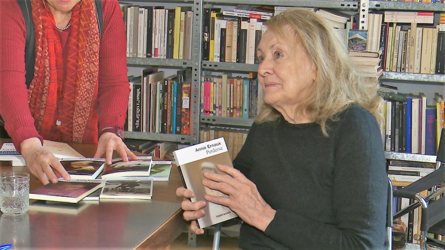 La escritora Annie Ernaux La escritora Annie Ernaux