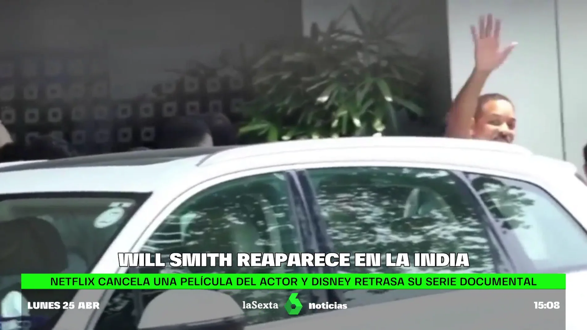 Will Smith reaparece tras el bofetón a Chris Rock en un resort de lujo de la India