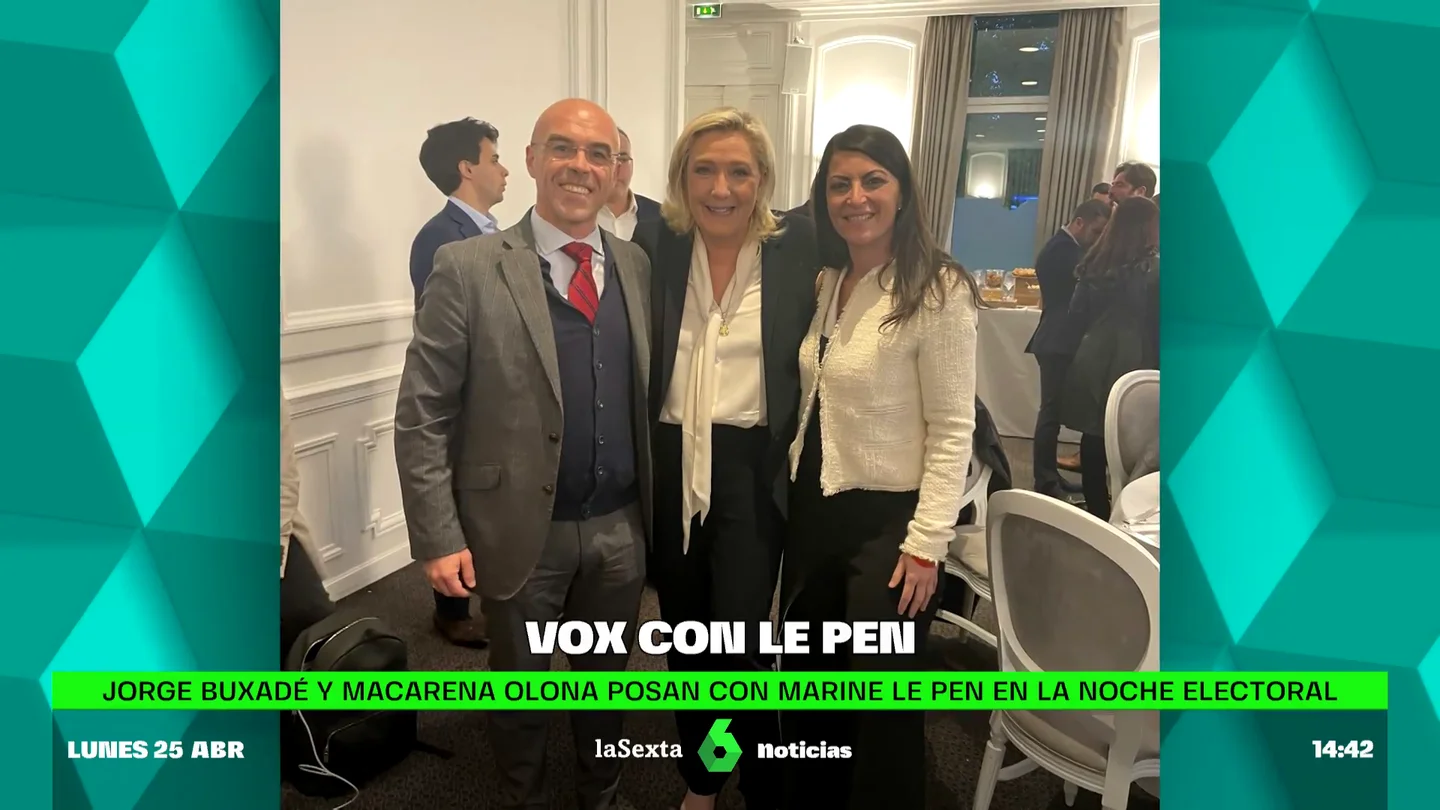 Vox apoya a Le Pen Vox apoya a Le Pen
