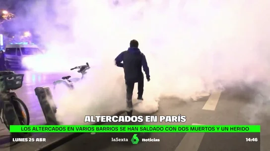 Dos muertos y un herido en París tras abrir fuego la policía durante la noche de las elecciones francesas Incidentes en Francia
