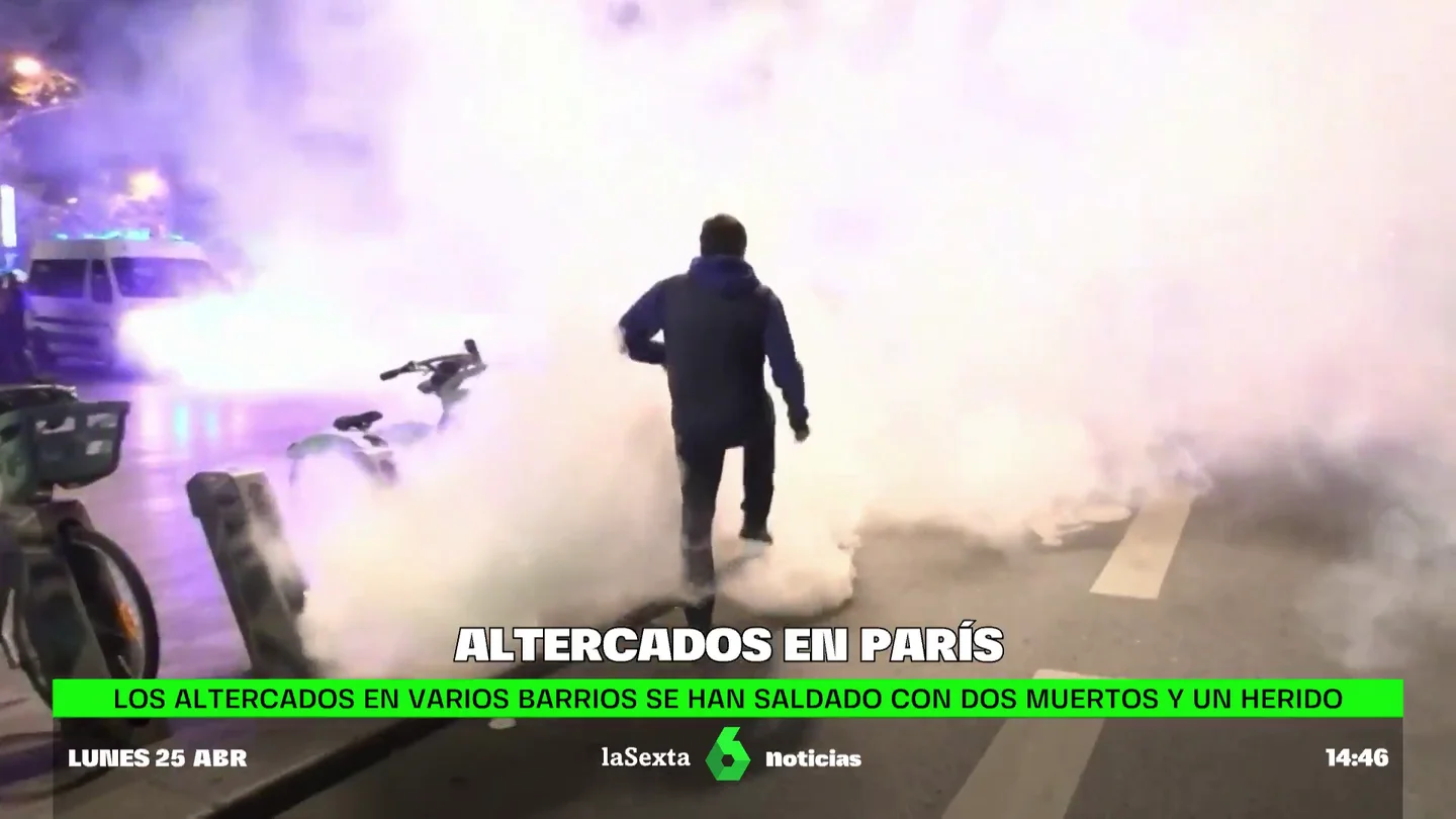 Dos muertos y un herido en París tras abrir fuego la policía durante la noche de las elecciones francesas Incidentes en Francia