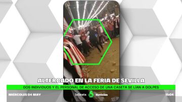 Brutal paliza en la Feria de Sevilla a las puertas de la caseta del PSOE