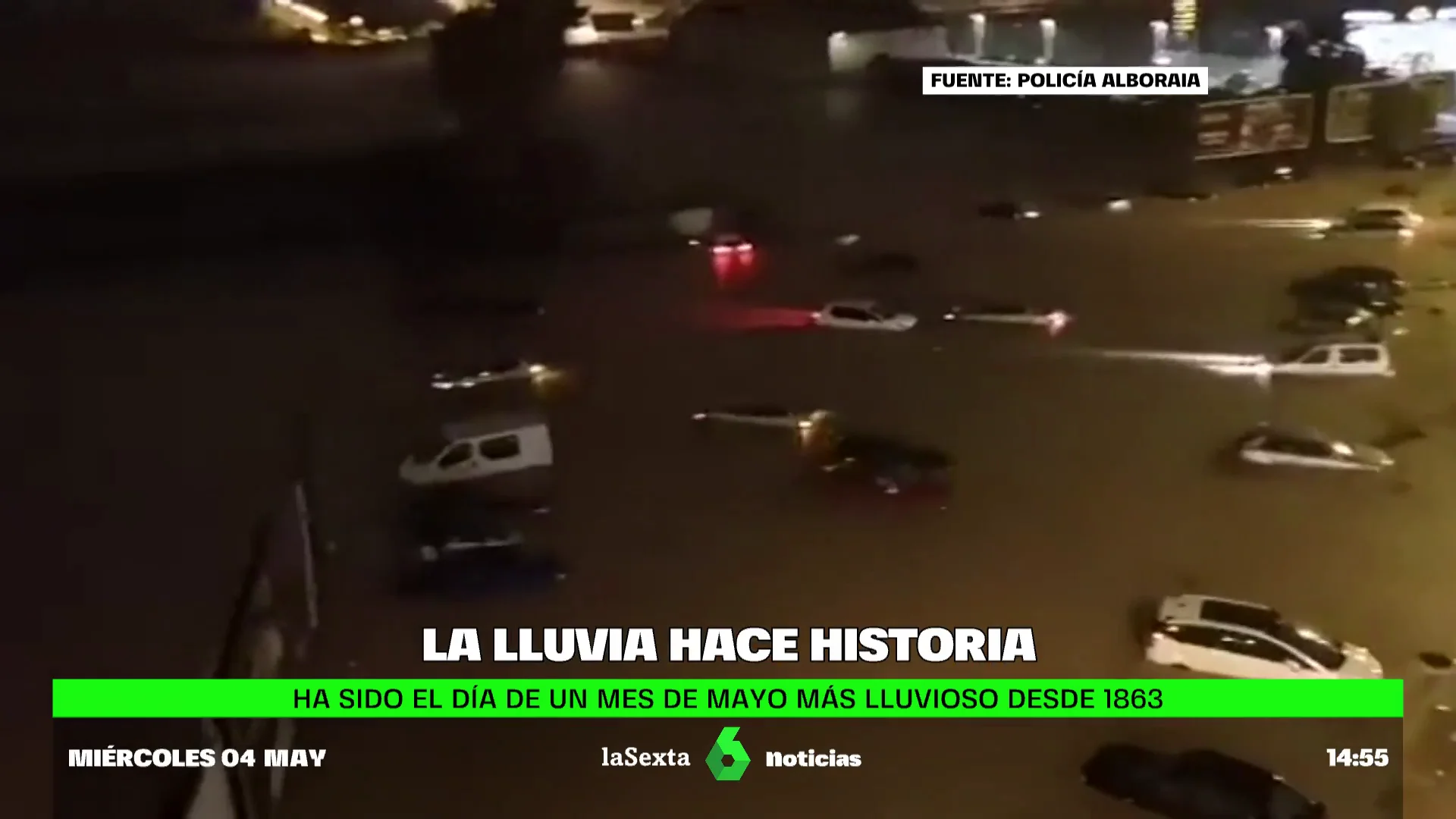 Diluvio en Valencia