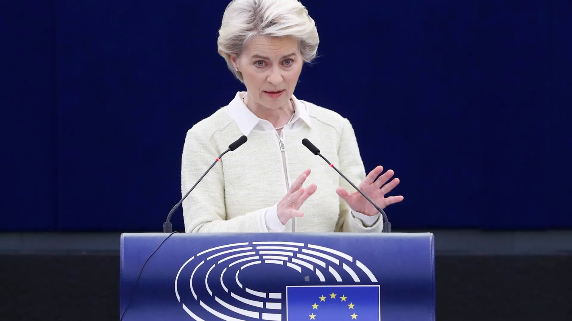 Ursula von der Leyen, presidenta de la Comisión Europea.