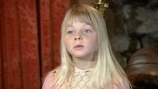 Así era Jodie Foster cuando salía en la serie 'Bonanza'.
